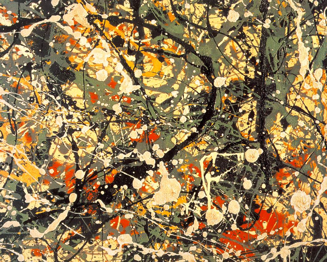 Mandelbrot is the founder of fractal science, but Pollock is the founder of fractal art