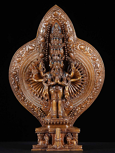 Visvarupa Lokeshvara; not from the Mogao Caves but still Buddhist (or Hindu?)