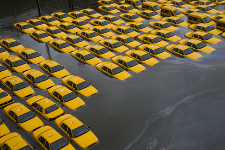 Iterations of Hurricane Sandy